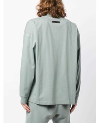 mintgrünes Langarmshirt von FEAR OF GOD ESSENTIALS