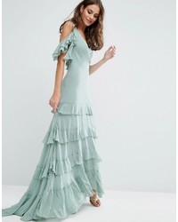 mintgrünes Maxikleid von Asos