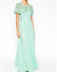 mintgrünes Maxikleid von Asos