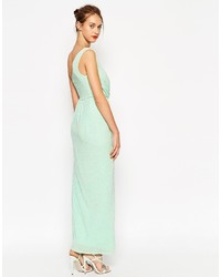 mintgrünes Maxikleid von Asos