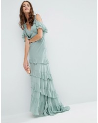 mintgrünes Maxikleid von Asos