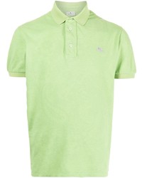 mintgrünes Polohemd mit Paisley-Muster von Etro