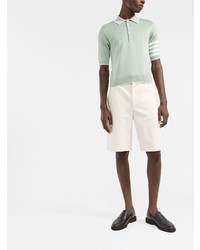 mintgrünes Polohemd von Thom Browne