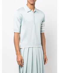 mintgrünes Polohemd von Thom Browne