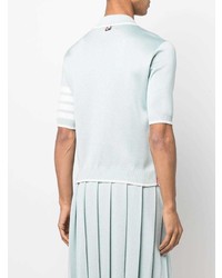 mintgrünes Polohemd von Thom Browne