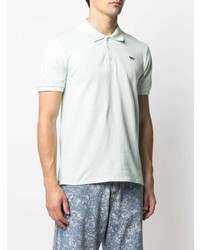 mintgrünes Polohemd von MAISON KITSUNÉ