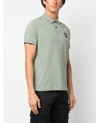 mintgrünes Polohemd von Stone Island