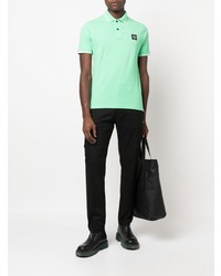 mintgrünes Polohemd von Stone Island