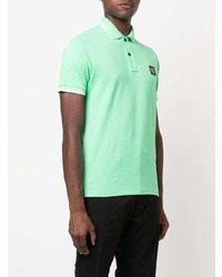 mintgrünes Polohemd von Stone Island