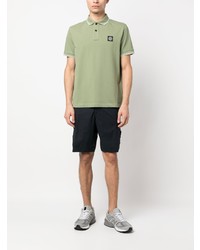 mintgrünes Polohemd von Stone Island