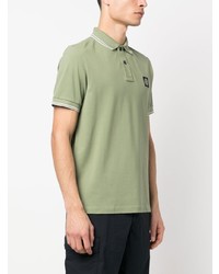 mintgrünes Polohemd von Stone Island