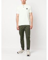 mintgrünes Polohemd von Stone Island