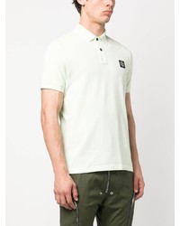 mintgrünes Polohemd von Stone Island