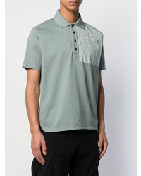 mintgrünes Polohemd von Stone Island Shadow Project