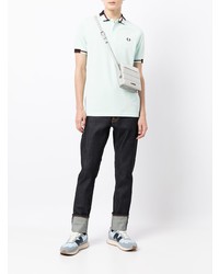 mintgrünes Polohemd von Fred Perry