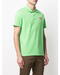 mintgrünes Polohemd von Versace