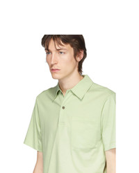 mintgrünes Polohemd von Dries Van Noten