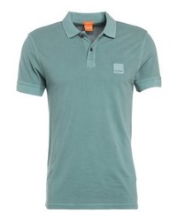 mintgrünes Polohemd von Hugo Boss