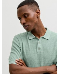 mintgrünes Polohemd von Jack & Jones