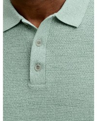 mintgrünes Polohemd von Jack & Jones