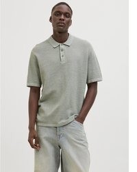 mintgrünes Polohemd von Jack & Jones