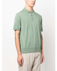 mintgrünes Polohemd von Canali