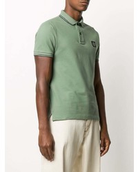 mintgrünes Polohemd von Stone Island