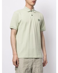 mintgrünes Polohemd von Stone Island