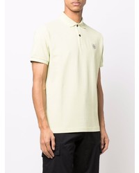 mintgrünes Polohemd von Stone Island