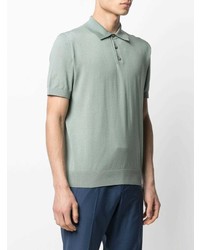 mintgrünes Polohemd von Z Zegna