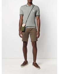 mintgrünes Polohemd von Trussardi