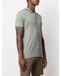 mintgrünes Polohemd von Trussardi