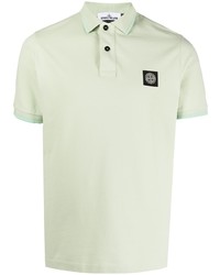 mintgrünes Polohemd von Stone Island