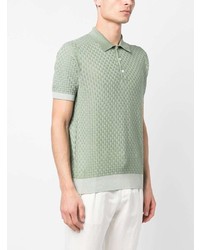 mintgrünes Polohemd von Canali