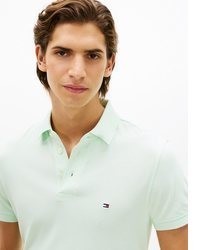 mintgrünes Polohemd von Tommy Hilfiger