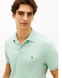mintgrünes Polohemd von Tommy Hilfiger