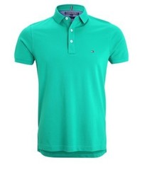 mintgrünes Polohemd von Tommy Hilfiger