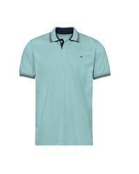 mintgrünes Polohemd von Trigema