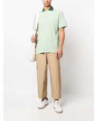 mintgrünes Polohemd von MAISON KITSUNÉ