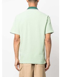 mintgrünes Polohemd von MAISON KITSUNÉ