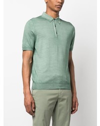 mintgrünes Polohemd von Canali