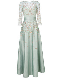 mintgrünes Seidekleid von Temperley London