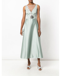 mintgrünes Seidekleid von Temperley London