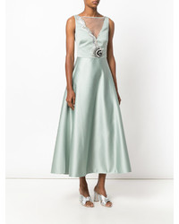 mintgrünes Seidekleid von Temperley London