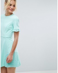 mintgrünes Spitzekleid von Asos