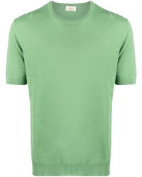 mintgrünes Strick T-Shirt mit einem Rundhalsausschnitt von Altea