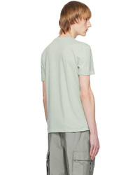 mintgrünes Strick T-Shirt mit einem Rundhalsausschnitt von Tom Ford