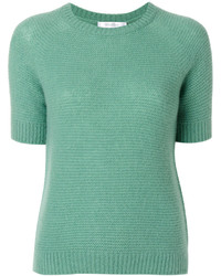 mintgrünes Strick T-shirt von Max Mara
