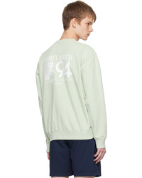 mintgrünes Sweatshirt von Sporty & Rich