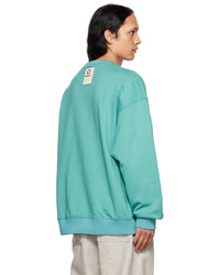 mintgrünes Sweatshirt von Wooyoungmi